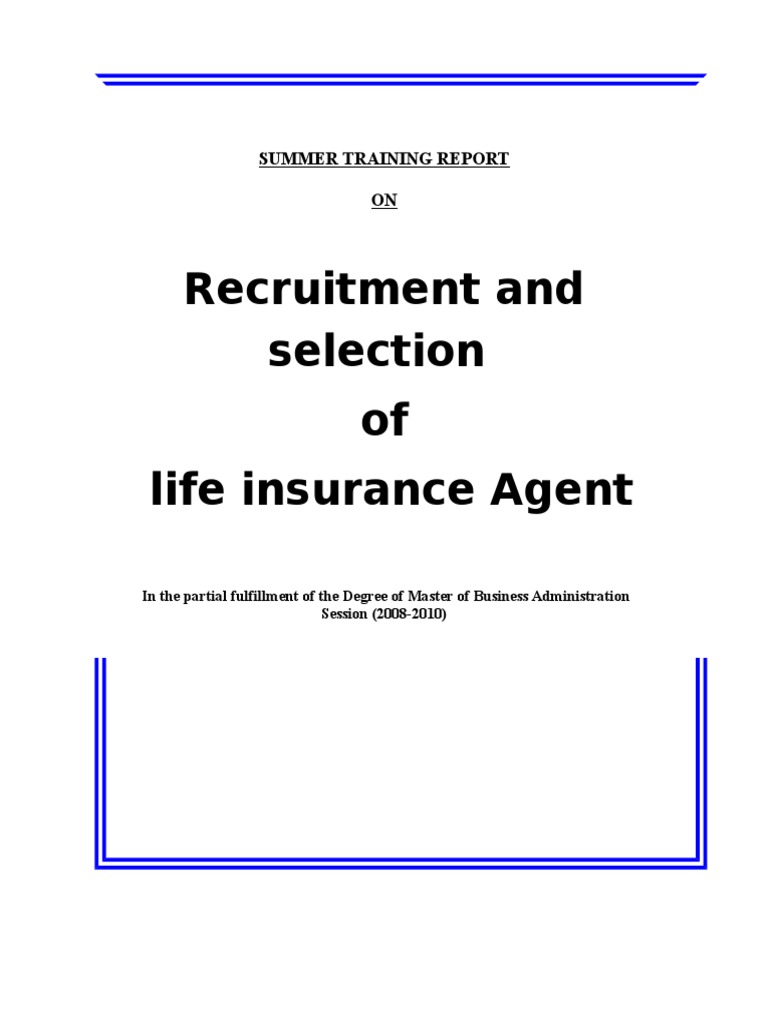 Recruitment of Advisors For Bharti Axa Life Insurance | PDF ...