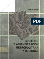 Libro Gobierno y Administracion Metropolitana y Regional PDF