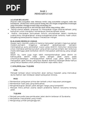 Proposal Usaha Jasa