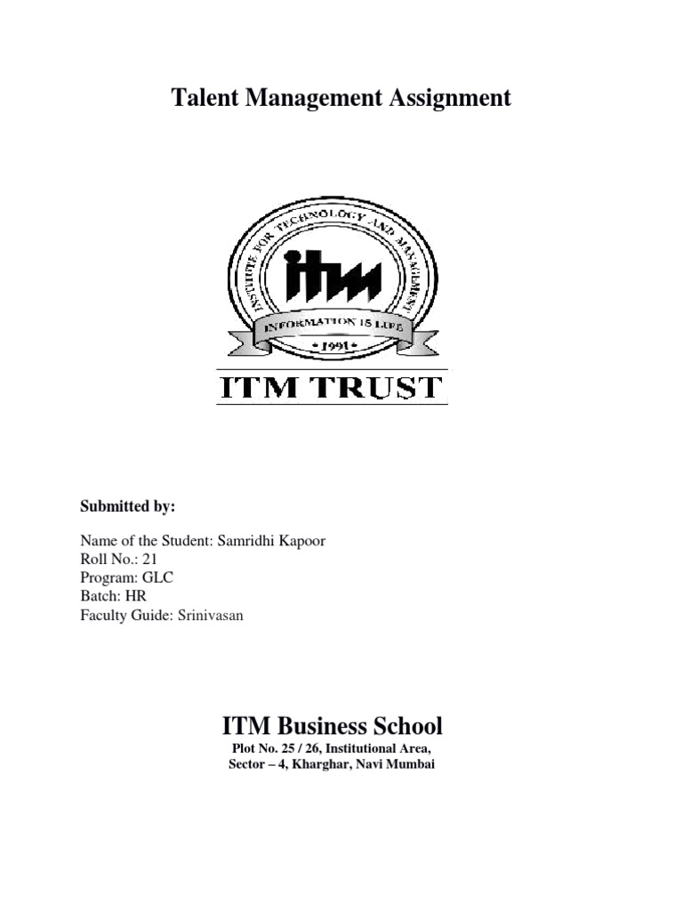 Talent Management Process Overview | PDF | Competence (Human Resources ...