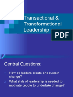 Transactional Transformational Leadership