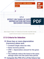 Graw Hill: 17.3 Effect On Taxes of Different Depreciation Methods and Recovery Periods