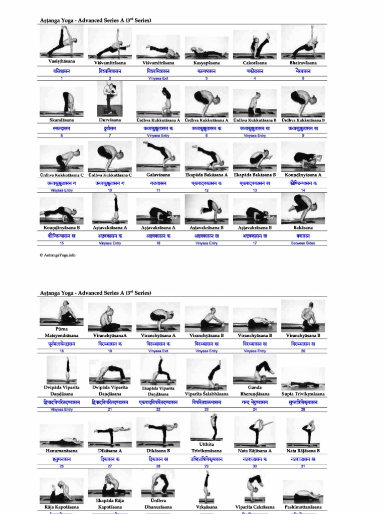 Ashtanga Advanced Series A Guide | PDF