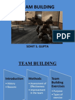 Team Building: Sohit S. Gupta