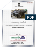 Maintenance Handbook On Transformer of 3 Phase Electric Locomotive