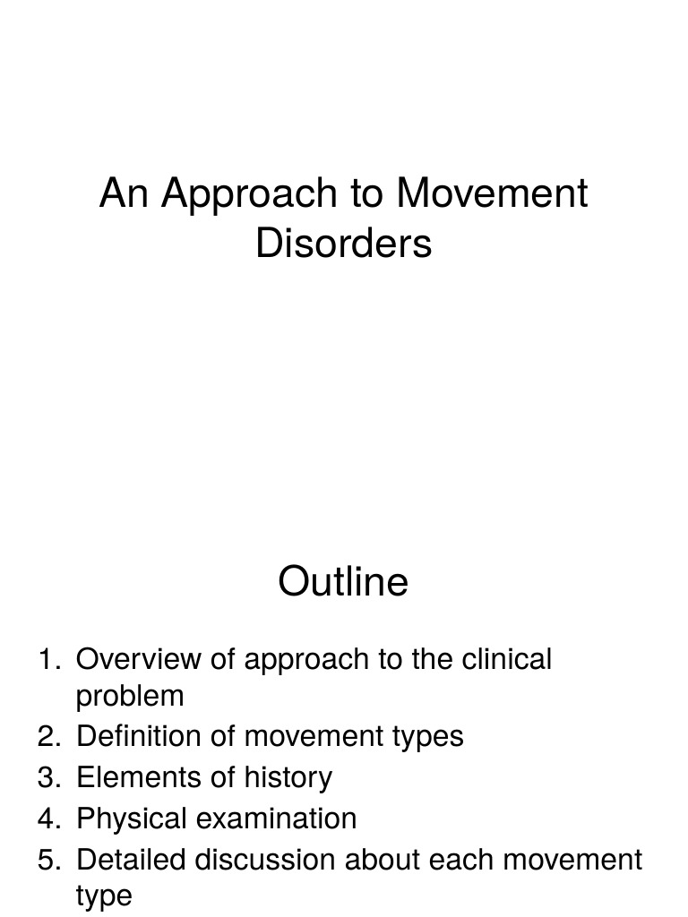 Understanding Movement Disorders: A Guide | PDF | Dystonia | Symptoms ...