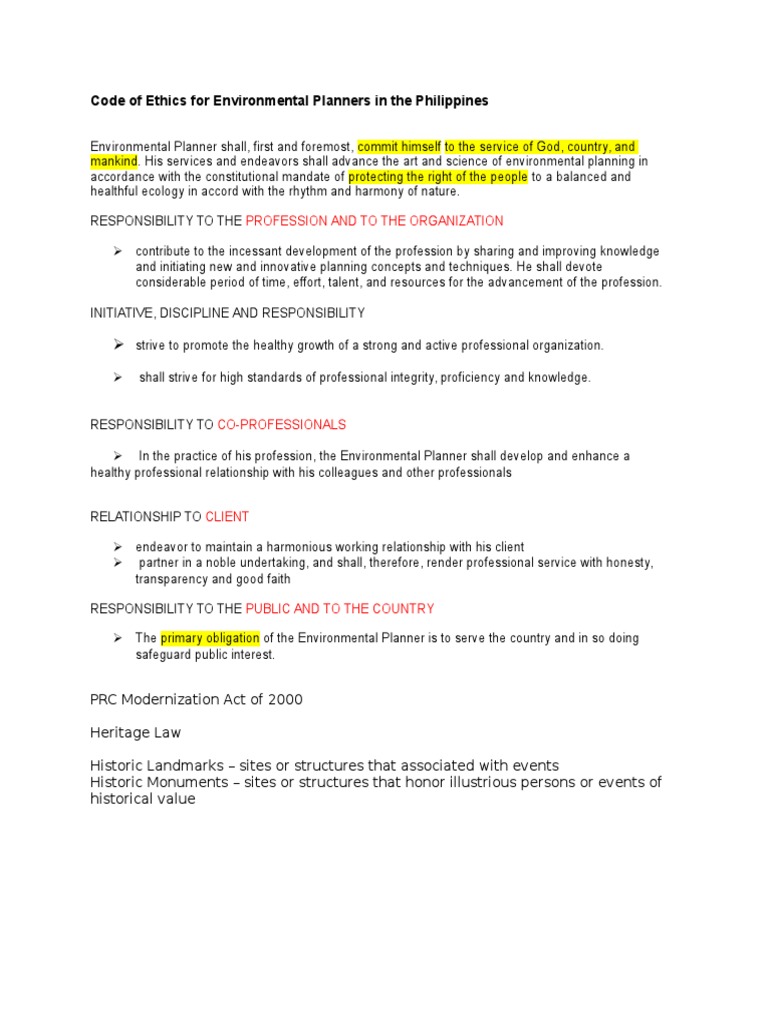 Presidential decree 1152 or the philippine environment code 1996 picture