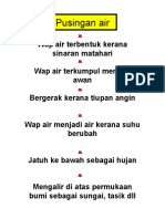 Pusingan Air FLOW CHART