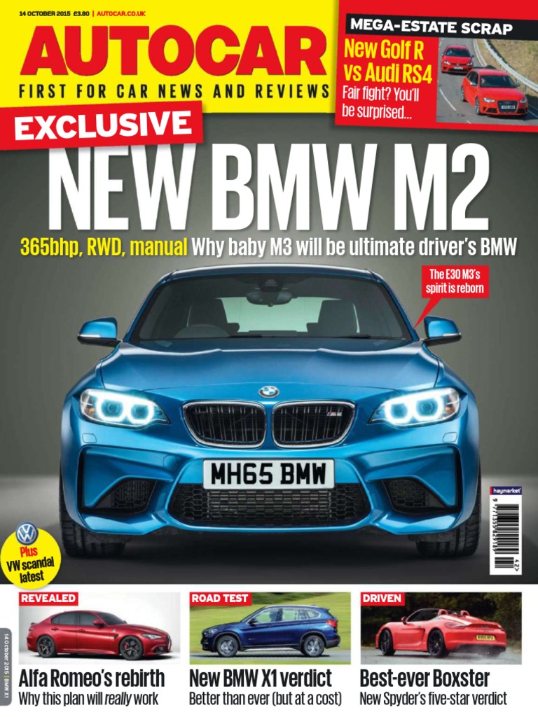 Autocar - October 14, 2015 | PDF | Volkswagen | Motor Vehicle