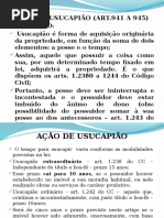 Ação de Usucapião de Terras Particulares