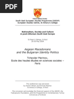 Download Aegean Macedonians and the Bulgarian Identity Politics - Tchavdar Marinov by komitaVMORO SN29639494 doc pdf