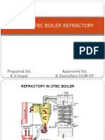 Refractory PPT IN 150 MW CFBC BOILER