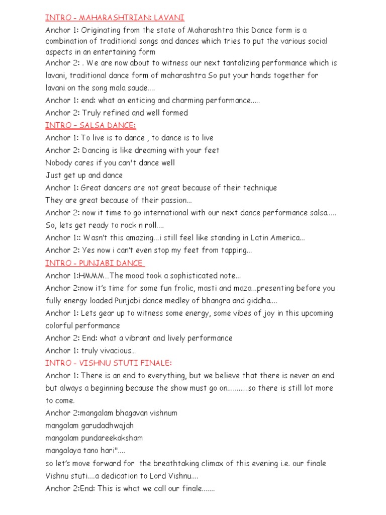 Script 14 Feb Docx Dances Performing Arts