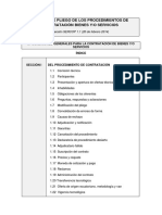 Modelo de Pliego de Los Procedimientos de Contratación Bienes Y/O Servicios