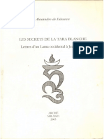 Alexandre de Danann Les Secrets de La Tara Blanche Lettres à Un Lama Occidental à Jean Reyor