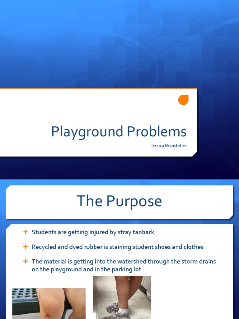 Playground Problems: Jessica Branstetter | PDF