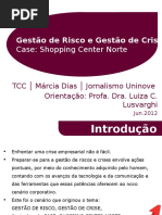 Gestão de Risco e Gestão de Crise