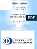 Exposición Auditoría de Marketing - Diners Club