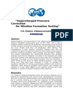 Supercharged Pressure Correction For Wireline Formation Testing