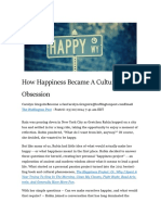 How Happiness Became A Cultural Obsession PDF