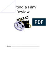 Film Review Booklet