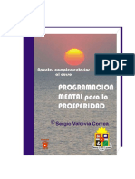 Sergio Valdivia Programacion Mental Para La Prosperidad