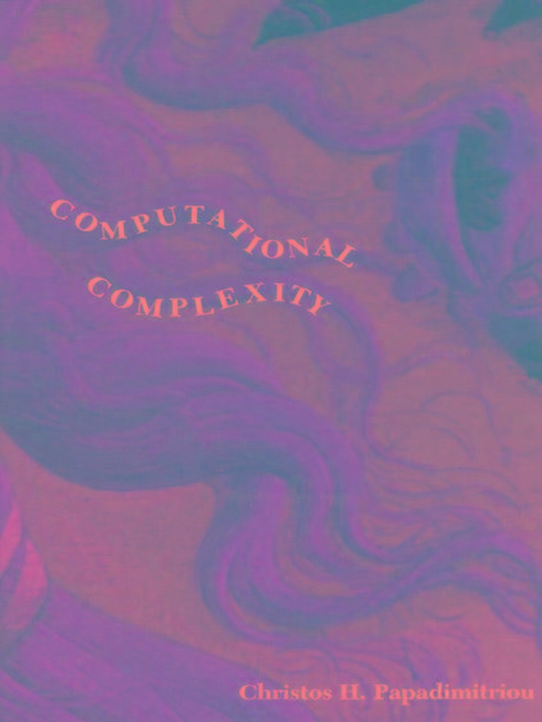computational complexity papadimitriou pdf download