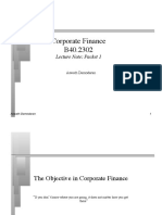Corporate Finances D
