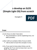 How to develop a simple light OS (SLOS) from scratch