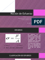 Noción de Esfuerzo 