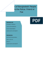 Attitudes of Bangladeshi People Towards The Police: Friend or Foe