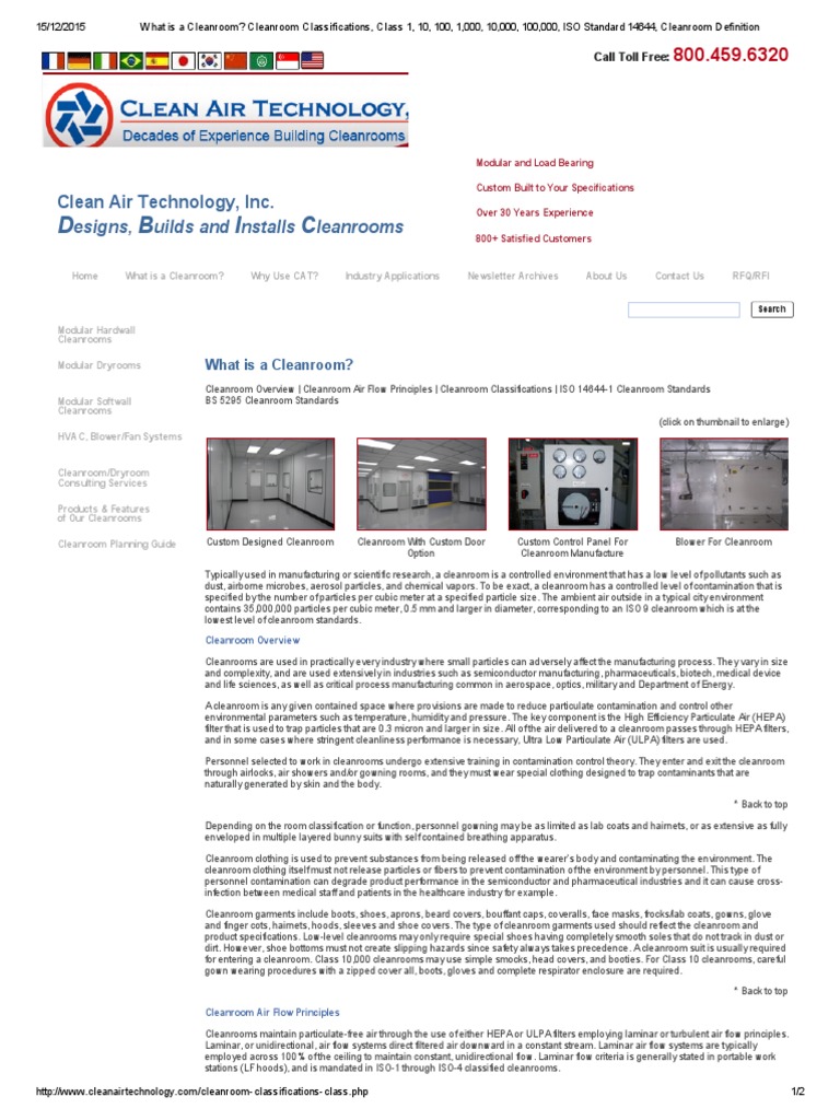What is a Cleanroom_ Cleanroom Classifications | Technology (General
