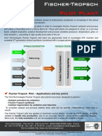 Fischer-Tropsch Pilot Plant Brochure 2013