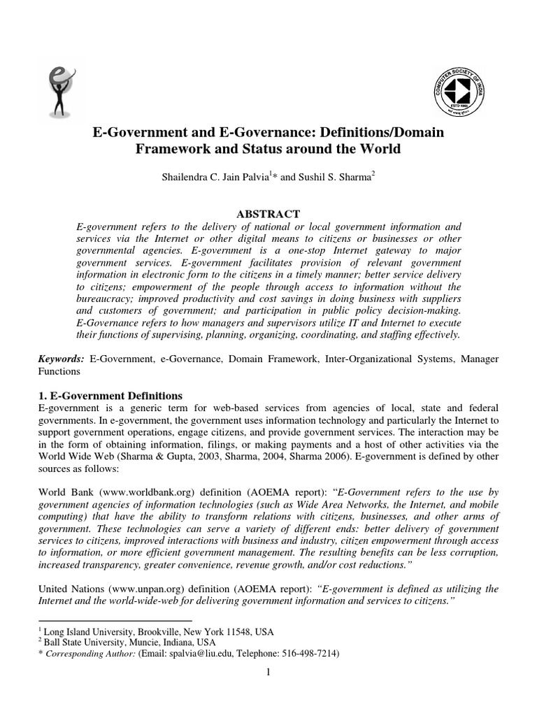 E Governance | PDF
