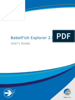 BabelFish Explorer 2.6 User's Guide PDF