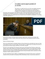 Oscar Pistorius Trial Verdict Watch, Expert Predicts 8 Years, Judge Masipas Record