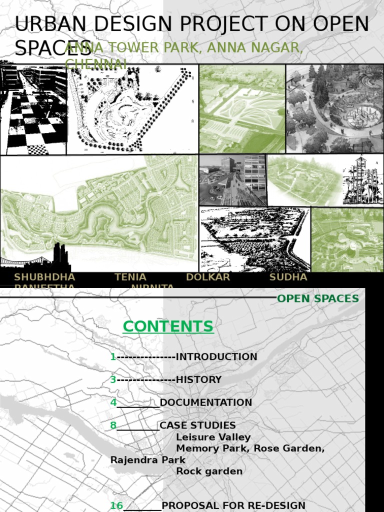 Anna Nagar Tower Park Design Proposal | PDF | Environmental Design ...
