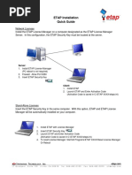 ETAP Installation Quick Guide | PDF | Computers | Technology & Engineering