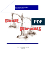 WLE PROJECT - THE NEW AND IMPROVED SUBPOENA SYSTEM