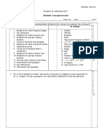 Evaluare La Informatica - Conceptul de Date