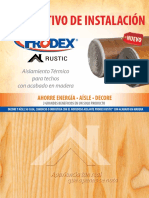 29 Prodex Rustic Manual de Instalacion