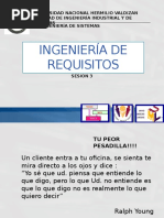 Sesion 3 - Ingeniería de Requisitos