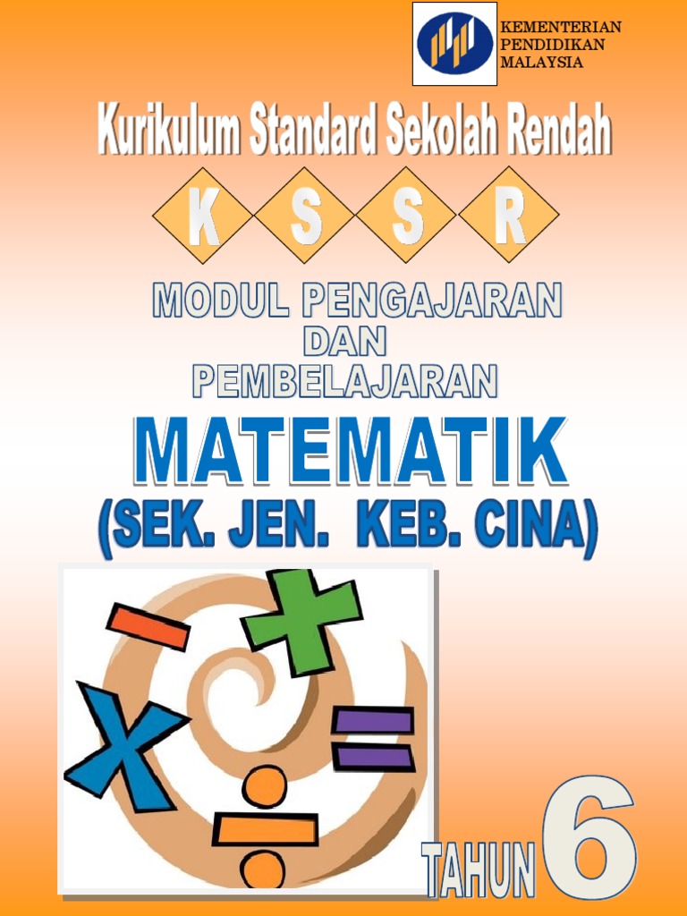 Modul PdP Matematik Tahun 6 SJKC