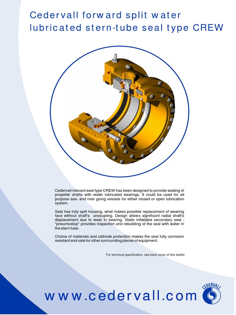 can water act as a lubricant Water-lubricated bearings promote ocean sustainability