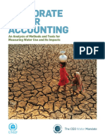 Corporate Water Accounting Analysis