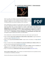 ¿AMAR O CEDER AL CHANTAJE EMOCIONAL?, Administrador