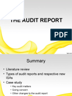 The Audit Report -Me