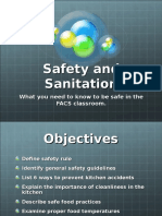 Food Safety % sanitation Ppt