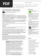 Texto Dissertativo _ Argumentativo