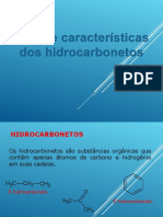 Tipos e Caracteristicas Dos Hidrocarbonetos